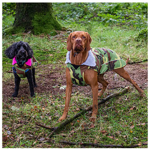 2025 Dryrobe Dog Coat V3 DRV3 - Camouflage / Pink